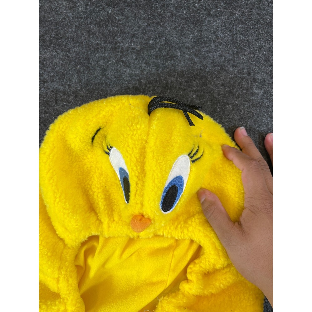 Vintage 1998 Warner Bros Tweety Bird Plush Costume Kids Medium Looney Tunes - Picture 4 of 13